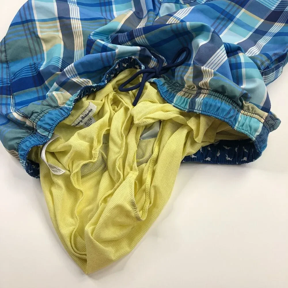 Tommy Bahama XL (Fits 34W) Mesh Brief Lined Swim Trunk Multicolor 6